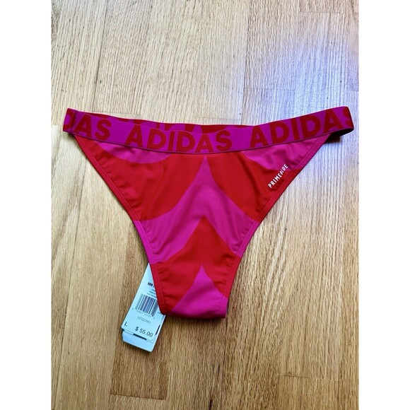 adidas Women's Marimekko Laine Two Piece Bikini Set Swimsuit Real Magenta Sz M/L - Picture 9 of 12